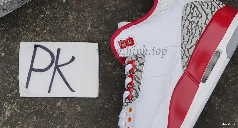 ready jordan retro God Cardinal Pk 3 air Red materials to retail ship 0504